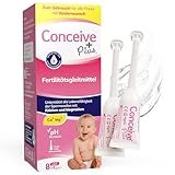 Conceive Plus Fruchtbarkeitsgleitmittel in Vorgefüllten Applikatoren, Spermienfreundliches Gleitmittel für Paare, die versuchen, ein Baby zu bekommen, Einmonatspackung mit 8 x 4g Applikatoren