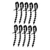 TOGEVAL 10 Stück Teiliges Verstellbare Outdoor Baumstützband Gummiband Pflanzenbinder für Obstbaumzweige Gartenzubehör Hitze UV beständig Wiederverwendbar Langlebig