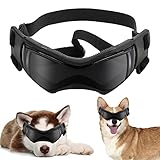 Hund Sonnenbrille, Hundeschutzbrille, Sunglasses for Dog, Hundebrille, Hundebrille UV Wasserdicht, Dog Brille Wasserdichter, Pet-Brillen, für mittelgroße und große Hunde Augenschutz