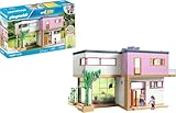 PLAYMOBIL MyLife 71607 Wohnhaus mit Wintergarten, inklusive Zwei Figuren und einem Stickerbogen, zu über 80% aus recycelten und biobasierten Materialien, vielfältiges Spielzeug für Kinder ab 4 Jahren
