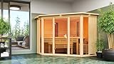 CHILLROI Innensauna Isra inkl. Saunaofen 9kW integr. Steuerung Saunakabine Infrarotsauna