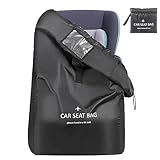 YSSHUI Reisetasche für Autositze – Gate Check Reisetasche für Flugreisen, Nylon, Universalgröße, passend für die meisten Autositze, inklusive Schultergurt (schwarz)