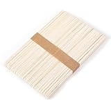ZHITENG 200 Stück Holzmundspatel, Eisstiele Holz, Naturbelassene Holzstäbchen 1.8cm x 15cm, Holzspatel Waxing, Vielseitig Einsetzbare Bastelhölzer, für DIY Projekte, Party Deko, Kunsthandwerk