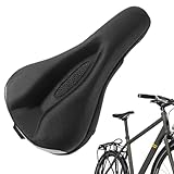 itrimaka Fahrradsitzkissen,Fahrradsitzkissen - Reflektierender Sattel-Ersatz-Hohlfahrrad-Sitzbezug | Ergonomisch gepolsterter Fahrradsattel-Kissenbezug für Heimtrainer, Radfahren