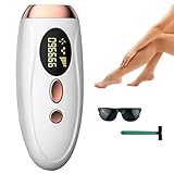 Shiny IPL 2.0 IPL Haarentfernung Gerät für Damen & Herren – Dauerhafte Haarentfernung, Hautstraffung, Gesicht, Beine, Achseln, Bikinizone, Professionell & Sanft zu Hause (Weiß)