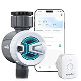 RAINPOINT Bewässerungscomputer WLAN, Automatische Bewässerung mit Zyklus-Soak-Modus, Smart APP-Fernbedienung über 2,4 GHz WiFi oder Bluetooth, WLAN Bewässerungssystem für Rasen und Garten