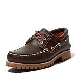 Timberland Herren Authentics 3 Eye Classic Bootsschuhe, Braun (Brown Pull Up), 44.5 EU