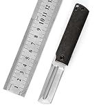Joa metall klappmesser klein camping wandern leicht taschenmesser tanto edc stahl messer aus schwarz griff faltbar outdoor messer survival Jagdmesser metall neck knife messer