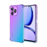 Niaoszhex Hülle für HTC U23 Pro, TPU-Silikonhülle, Anti-Fall-Softshell, Vier-Ecken-Airbag,Anti-Drop staubdicht Stoßfest Hülle (Lila blau)