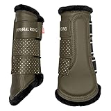 Imperial Riding Dressurgamaschen IRHBelle Star | Paar | Cob Vollblut | Olive grün