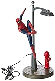 Spider-Man Tischlampe - Offiziell lizenziertes Disney-Tischlicht, Marvel-Strassenbeleuchtung Spider-Man-Spotlight, Geschenk für Multiverse-Fans, Red, Blue, Gray, Pp6369mc