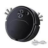 Roboterstaubsauger Und Wischroboter 3 In 1 – Ultradünner Und Leiser Roboterstaubsauger | Roboter-Mopp Mit Antikollisionssystem Für Zu Hause, All-in-One-Staubsauger Für Eine Vollständige Reinigung