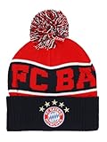 FC Bayern München | Bommelmütze | Unisex | Mehrfarbig