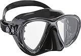 cressi Erwachsene Tauchmasken Big Eyes Evolution HD Mirrored Lens Flossen, Schwarz/Schwarz, Eine Größe