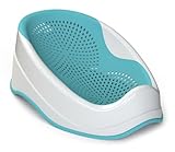 BABYLON DOLPHIN Badewannensitz Baby Ab 0-6 Monate – Ergonomisches Kinder Badewanne – Hypoallergen, Schimmelresistent, Rutschfest – Babysitz Badewanne & Baby Bathtub – Badewanne für dusche – Türkis
