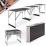 Raburg Multifunktionstisch, 3-teilig, Alu, 3 x 100 cm x 60 cm, Olli