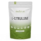 Nutri + L-Citrullin Malat Pulver 500 g - hochdosiert vegan + rein - L-Citrulline Malate DL 2:1 Powder - Premiumqualität aus pflanzlicher Fermentation