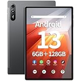 SGIN Tablet 10.51 Inch 6GB RAM 128GB ROM Touch Screen Android 13 Tablet with IPS 1200x1920 FHD Telephoto 5MP + 13MP Bluetooth 5.0 WiFi 2.4G/5G GPS Battery 6200mAh