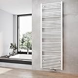 Heilmetz Badheizkörper Weiß Handtuchtrockner Heizung 1800 x 600 mm Bad Heizkörper Handtuchheizkörper Mittelanschluss Handtuchwärmer