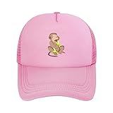 Baseball Cap Monkey with Banana Trucker Hut Verstellbare Baseballmütze Lässig Baseballkappe Für Reisen Running Outdoor