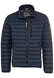 camel active Herren Leichte Steppjacke ohne Kapuze Dunkelblau, menswear-58