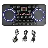 Corghd V300 Pro Soundkarte, Bluetooth-kompatibel, Audio-Interface-Mischpult, DJ, digitaler Effekt, Rauschunterdrückung, Konsole, USB-Aufnahme