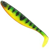 Westin Gummifisch zum Hechtangeln 27cm 99g ShadTeez Slim V2, Farbe:Tiger Perch