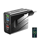 Typ-C-Ladestecker,65-W-Schnellladeblock für Telefon mit 3 USB- und 2 Typ-C-Anschlüssen | 3,1-A-Netzteil, Reiseladegerät für Tablets, Kameras, Spielekonsolen