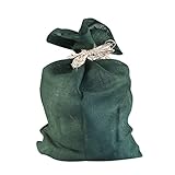 Windhager ÖKO, Jute, Stoff, Kartoffel-Sack, Deko-Beutel, Multifunktionaler Jutesack, Winterschutz für Topf-und Kübelpflanzen, grün, 70 x 100cm, 06071