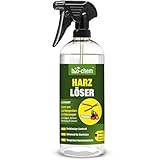 bio-chem Harzlöser 750 ml - Schnellwirkender Harzentferner mit erstklassiger Lösekraft - Für Gartengeräte und Werkzeuge aller Art - Made in Germany
