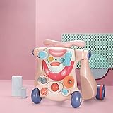 Gaxcent Multifunktionale Laufhilfe Rutscher, Lauflernwagen Mit Musik Lichtern Laufwagen Mit Rutschfesten Rädern Soliden Chassis Für Kinder Von 6 Bis 36 Monaten,2