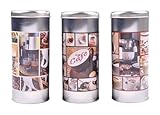 Kaffeepaddose Vorratsdose Kaffeepads Kaffeespender Paddose Kaffeebox Metalldose