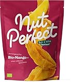 Nut Perfect | Bio-Mangos | biozertifiziert | süß, fruchtig und intensiv im Geschmack | getrocknet in Streifen | Anbau und Verarbeitung in den Tropen Westafrikas | 80g
