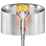 Bulevisiter Reflektorhaube für Terrassenheizer, effektive Wärmefokussierung für Außenlampenheizung, für effizientes und sicheres Heizen, einfach zu installieren
