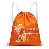 MooDvsaWw Aperol Kostüm Damen & Herren – Aperol Spritz Kostüm mit Haarreif, Tasche und Accessoires | Limoncello Spritz Party Outfit als Geschenk Stoffbeutel für Karneval, Festival