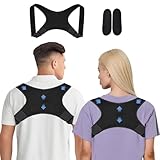 Rücken Geradehalter,Rückenstützgürtel,Haltungskorrektur Herren Damen,Verstellbare Atmungsaktive,Rückenstütze,Rückenstabilisator,Haltungstrainer,Back Posture Corrector für Schulter Nacken Rückenstütze