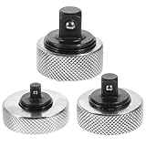 Healeved 3 Stück Kleiner Metall Ratschenschlüssel mit Gerändeltem Griff Bit Bremseneinstellwerkzeug für Enge Räume Reparatur Handwerkzeug für Auto und Elektrogeräte