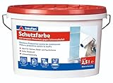Baufan Schutzfarbe 2,5 Liter | mit Langzeit-Schutzfilm | hohe Deckkraft | für innen | scheuerbeständig | für schimmelgefährdete Oberflächen