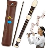 Sopran Blockflöte, Blockflöte für Kinder, 8 Löcher B-lockflöte für Kinder und Erwachsene, Deutsche Griffsatz B-lockflöte, Deutsches C-Tasten-Blockflöten instrument, Kunststoff Flöte, Flöte K-inder