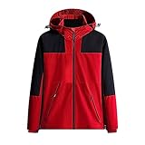 Generisch Regenjacke Herren Winddicht Jacken Atmungsaktiv Übergangsjacke Sportjacke Softshelljacke mit Kapuze Wasserdicht Outdoor Wanderjacke Funktionsjacke Segeljacke Sonnenschutz Fahrradjacke