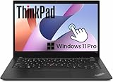 Lenovo Thinkpad T14s Gen 2 Touchscreen Business Laptop, 14 Zoll FHD Notebook, Intel Core i7-1185G7, 32 GB RAM, 512 GB SSD, QWERTY Tastatur, Windows 11 Pro (Generalüberholt)