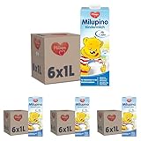 Milupino Kindermilch trinkfertig (6x1L), ab 1 Jahr, für Kleinkinder in der Wachstumsphase (Packung mit 4)