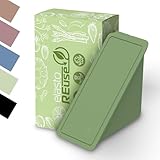 elastoREuse Sandwichbox take away Verpackung - Essensbehälter to go Brötchen Lunchbox nachhaltige Mehrweg Dose spülmaschinengeeignet (geselliges grün)