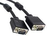 PremiumCord VGA Monitorkabel 2 m, M/M, HQ (Koax), SVGA Video Monitor Coaxial Kabel für FULL HD 1080p, DDC2, schwarz