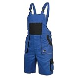 CXS Herren Shorts Arbeitshosen kurzen Latzhose 100% Baumwolle Arbeitsshorts Professionell Gartenshorts Bundhose Strapazierfähige maximale Sicherheit und Komfort Mehreren Werkzeugtaschen Gartenhose 58