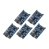 ZWEquipint 5 x USB Li-Ion Akku Ladeplatine Modul mit Protektor 1A einstellbarer Strom Dual Funktion Ladegerät für Lithiumbatterien