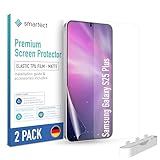 smartect TPU Schutzfolie [2 Stück, Matt] kompatibel mit Samsung Galaxy S25 Plus, Bedeckt das ganze Display, Bildschirmschutz Blasenfrei, Displayschutzfolie Anti Fingerabdruck