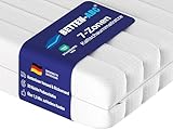 Betten-ABC - Matratze (KSP-500) - 80x200 cm (H3) - 7-Zonen Matratze aus Kaltschaum - Hypoallergen & Antibakteriell - Oeko-TEX® Zertifiziert - Bezug abnehmbar & waschbar - Lieferung per Paket