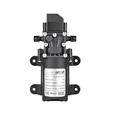 1 Stück Wasserpumpe, DC 12V Membranpumpe Wasserpumpe Hochdrucksprühpumpe Selbstverdiener Membran Campingpumpe für Wohnmobil Caravan (Modell A)