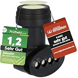 [ 2X Test SEHR GUT *] ZEHNDER Quattro LNB mit LTE Abschirmung & Sun Protect UV Schutz, nur für Multischalter Multiswitch geeignet, kein Direktanschluss möglich, 4K HD LMB, für Satelliten Antenne